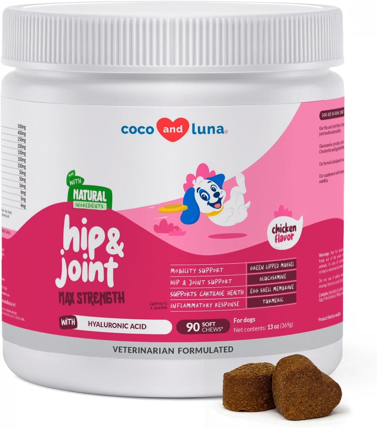 Turmeric for Dogs 120 Tablets - Anti-Inflammatory, Joint & Collagen | Curcumin & BioPerine for maximum absorption. Supports joint health, reduces inflammation & eases pain. 120 chewable tablets. - Image 10