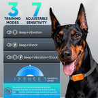 Side profile of KJKZO waterproof dog bark collar