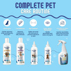 Safe tearless formula dog shampoo for sensitive skin