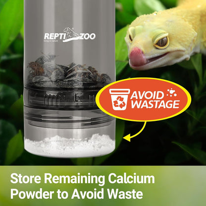 Close up of Repti Zoo reptile feeder dispenser