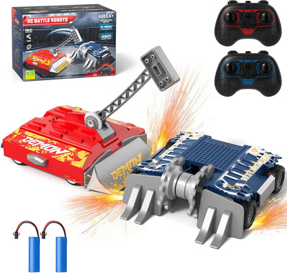 Aciketo remote control battle robots set front view
