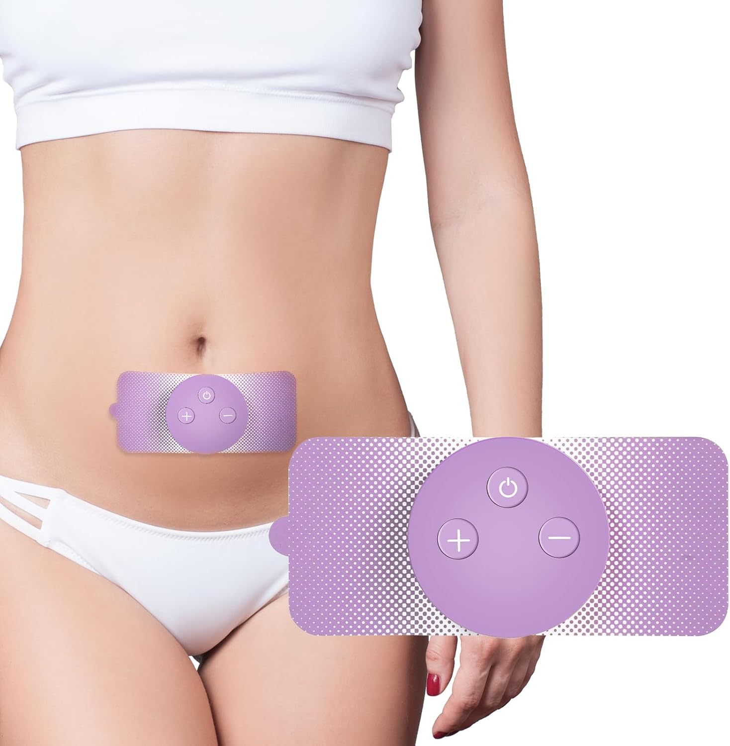 Justwill wireless portable period cramps pain relief simulator front view