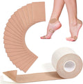 Jupwalz Moleskin Tape Roll and Sheets front view for blister prevention.