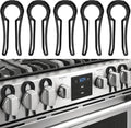 Pranite gas stove knob locks front view for child safety