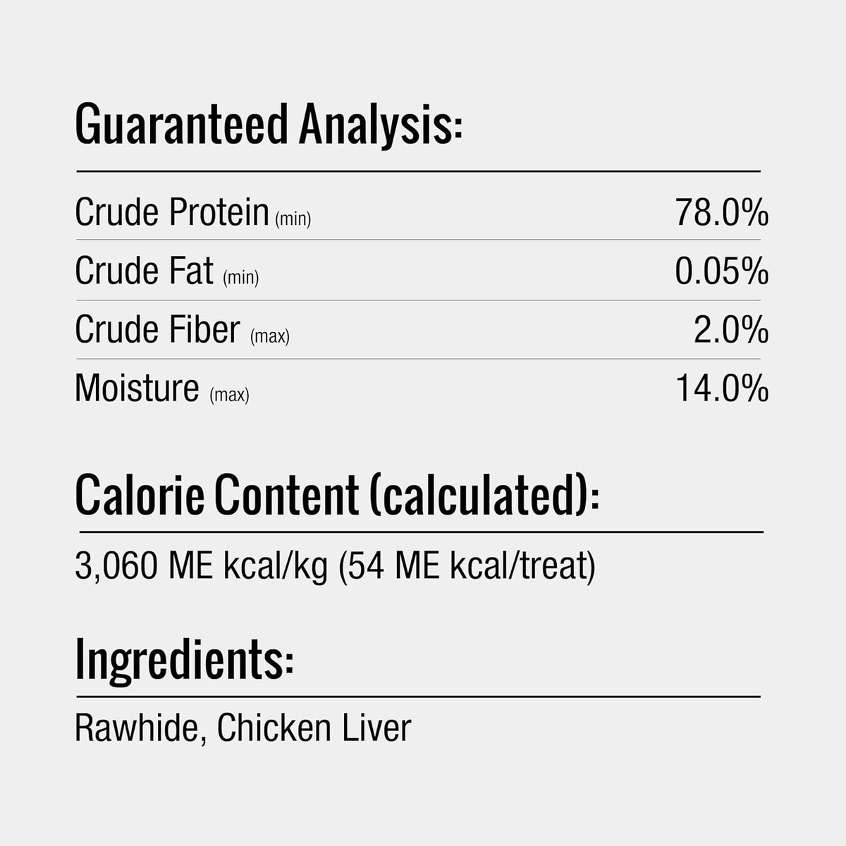 Good N Fit chicken liver flavor small rolls six count package side view