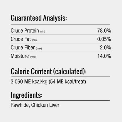 Good N Fit chicken liver flavor small rolls six count package side view