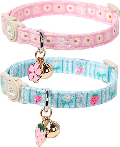 Adjustable cat neck belt design showcasing the flexible slider and durable stitching.