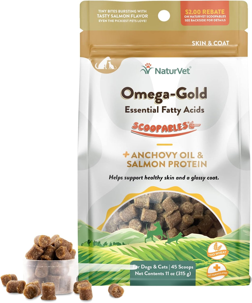 Veterinarian formulated sixty count cat omega soft chews for dry skin relief