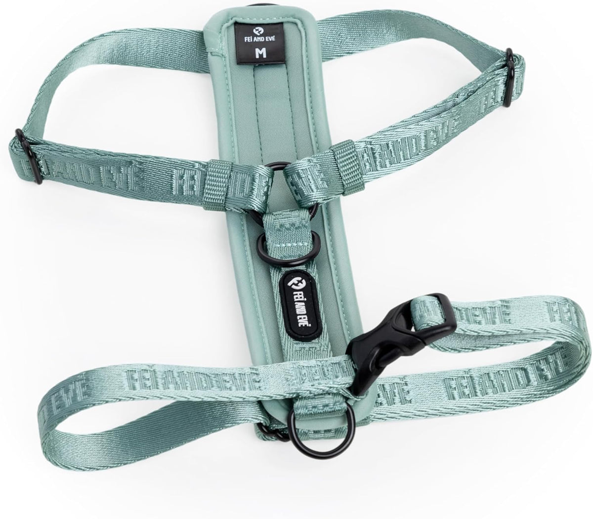 Fei & Eve Moxie Dog Harness for Small & Medium Dogs, Champagne, S | Lightweight Design, 3-Point No-Pull Control, Quick Release Metal Buckle - Image 10