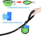 PetBonus double dog walker system with the black waste bag dispenser accessory.