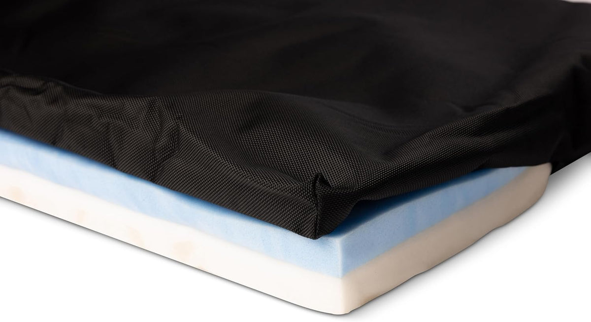 Removable cover feature on Impact dog crate mattress