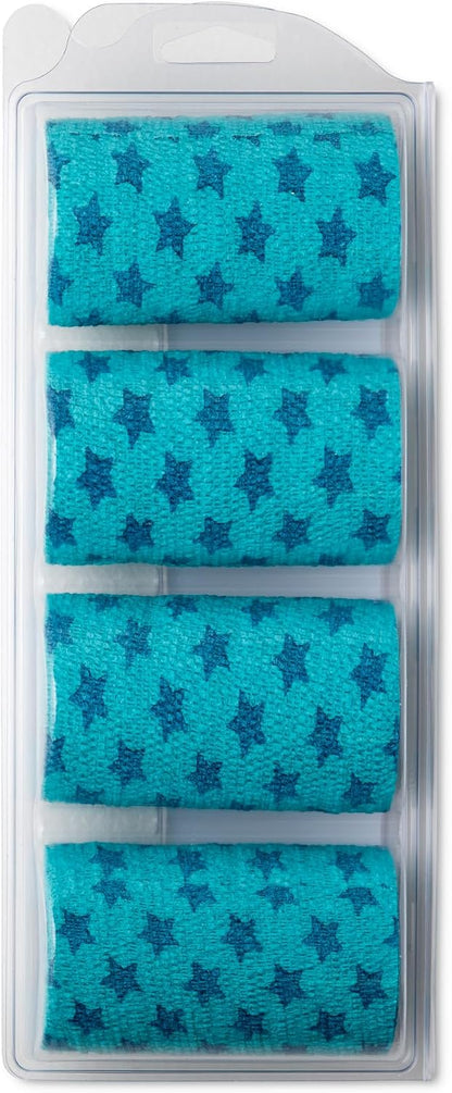 OVIK Health PowerFlex Equine - Extra Strong Self-Adhering Bandage Wrap - Wound Care, Compression & Support Bandage for Horses, Cows & Dogs - Blue, 4 inch, 4 Rolls (Resealable Case) - Image 12