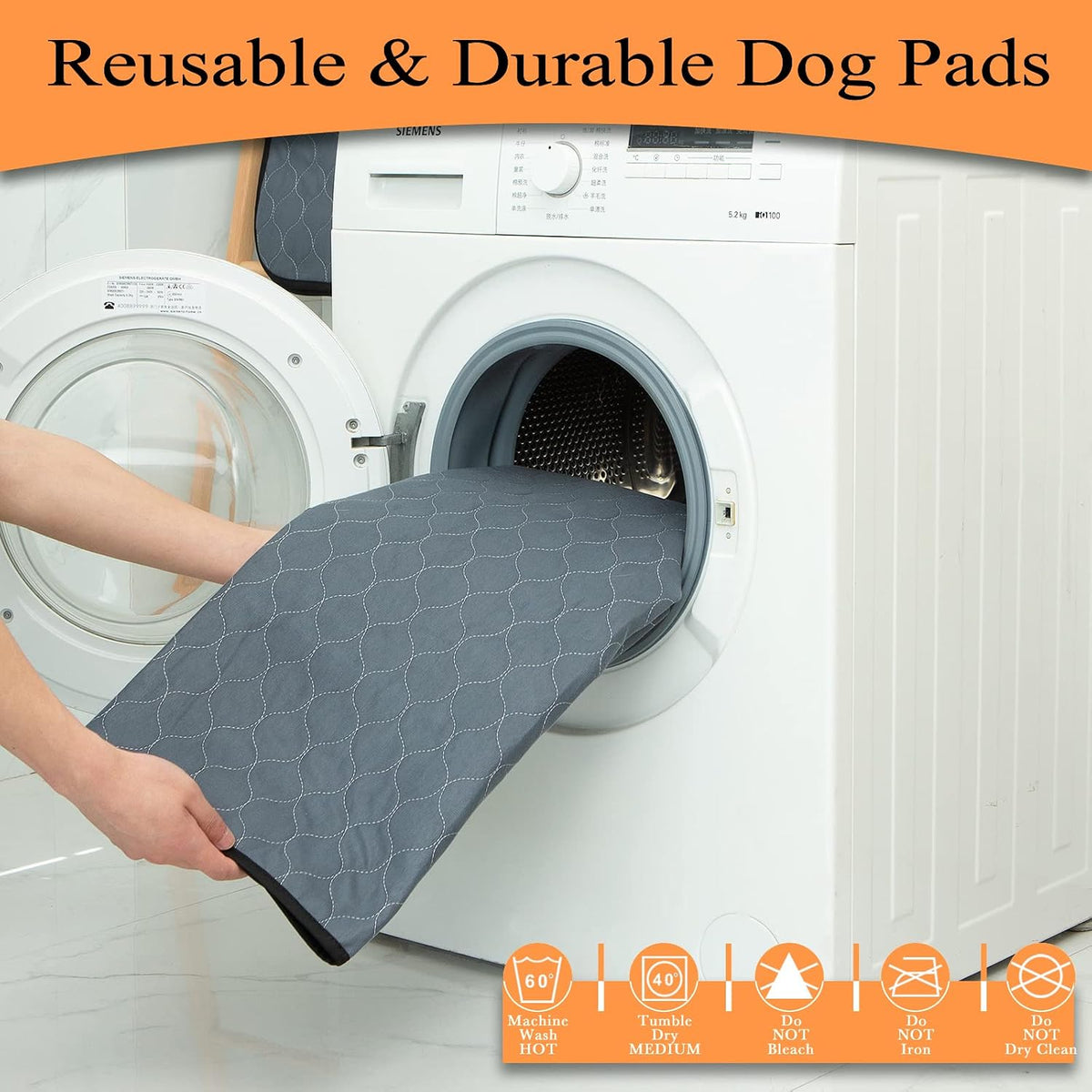 Bunlitent 2 pack pee pads stacked for storage