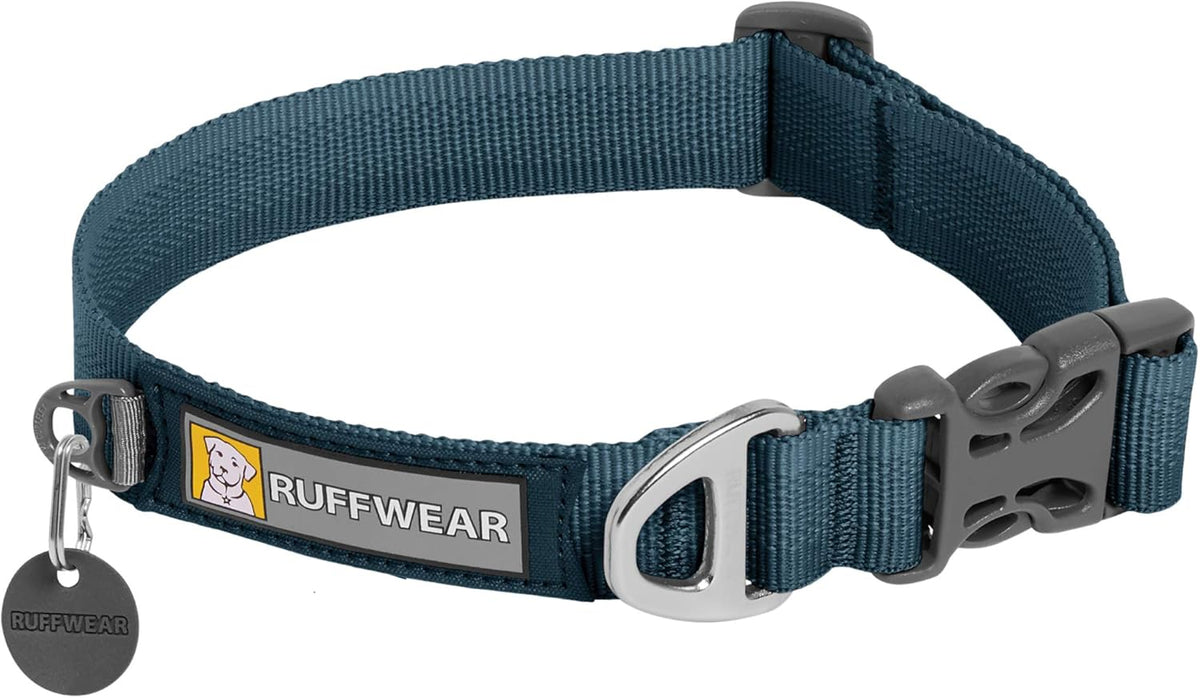 Ruffwear, Front Range Dog Collar, Adjustable Tubelok Webbing, Lightweight, Side Release Buckle, Aluminum V-Ring, Durable for Everyday Use, River Rock Green, 14"-20" - Image 14
