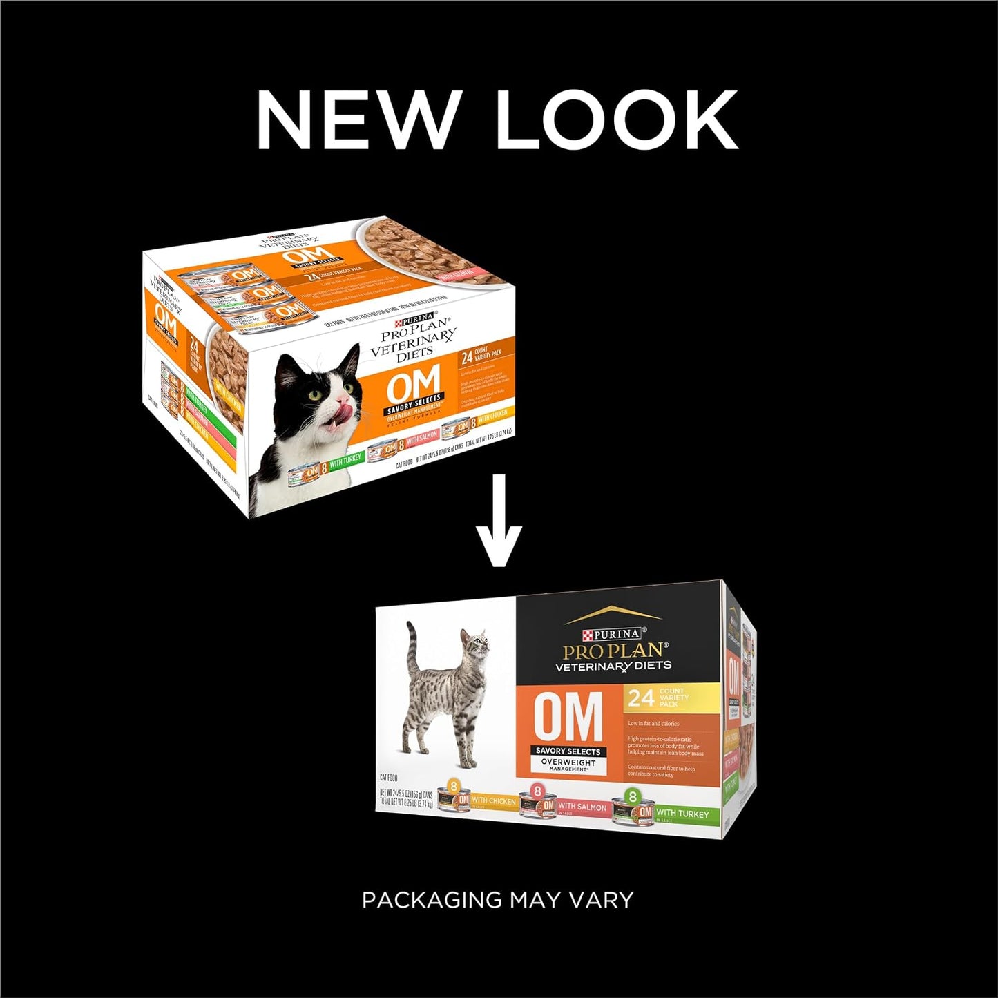 Purina Pro Plan Overweight Management Savory Selects Chicken canned wet cat food weight loss formula