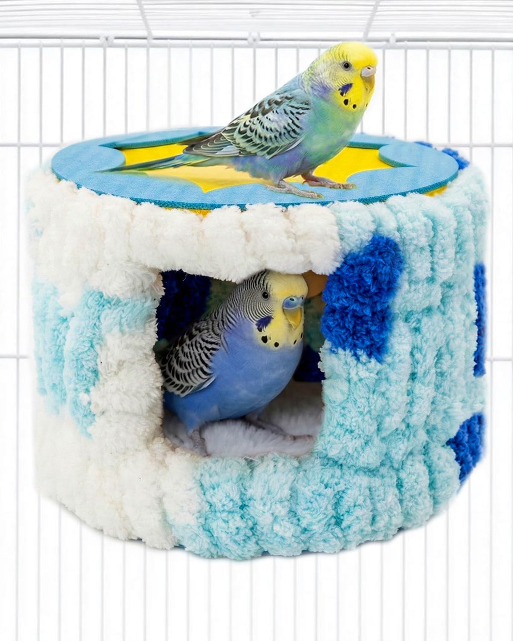 Bird Nest for Cage with Support Frame & Pad, Foot-Friendly Felt - Image 7