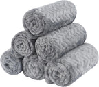 BVAGSS 6 Pack Small Dog Blanket, Super Soft Warm Pet Cover Blankets, Paw Print Puppy Fleece Flannel Blanket for Small Medium Dogs and Cats MW003 - Image 15