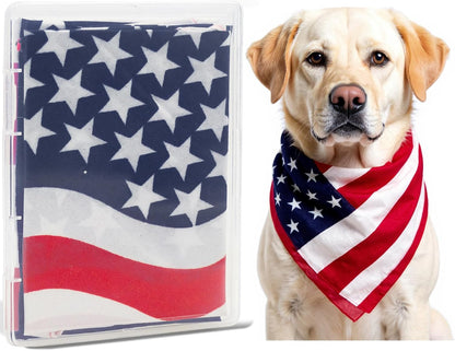 Accesfire dog bandanas XL set in storage box front view