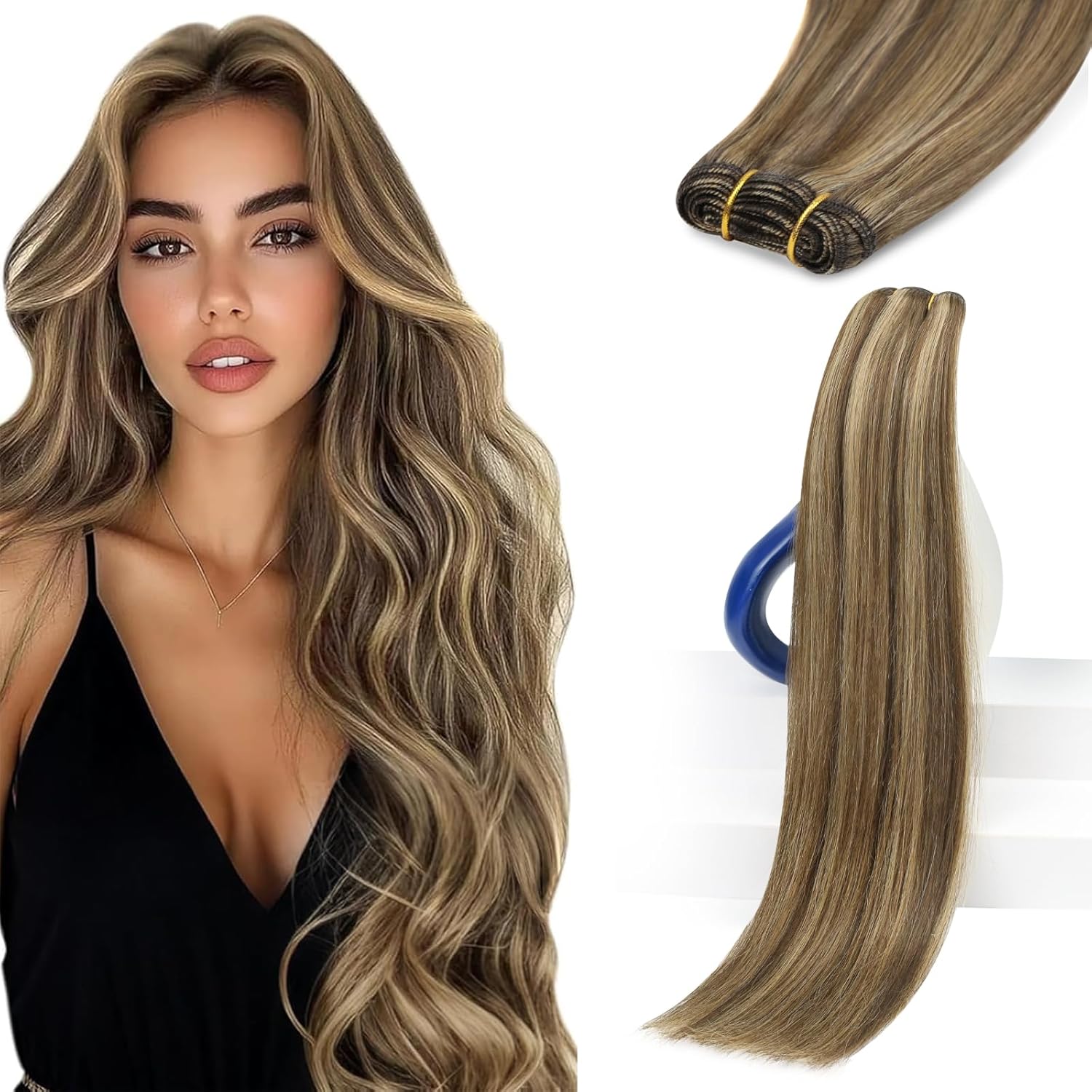 Sunny Hair Weft Hair Extensions front view of packaging