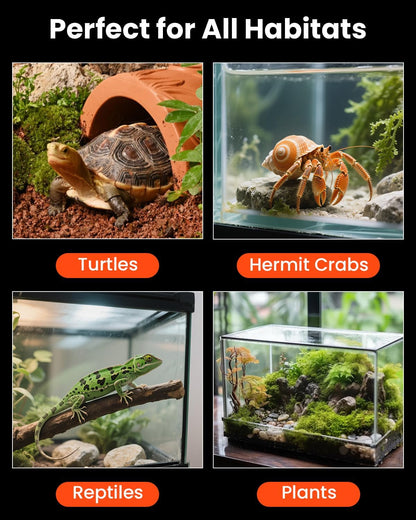 Packaging of MQ reptile heating mat with accessories