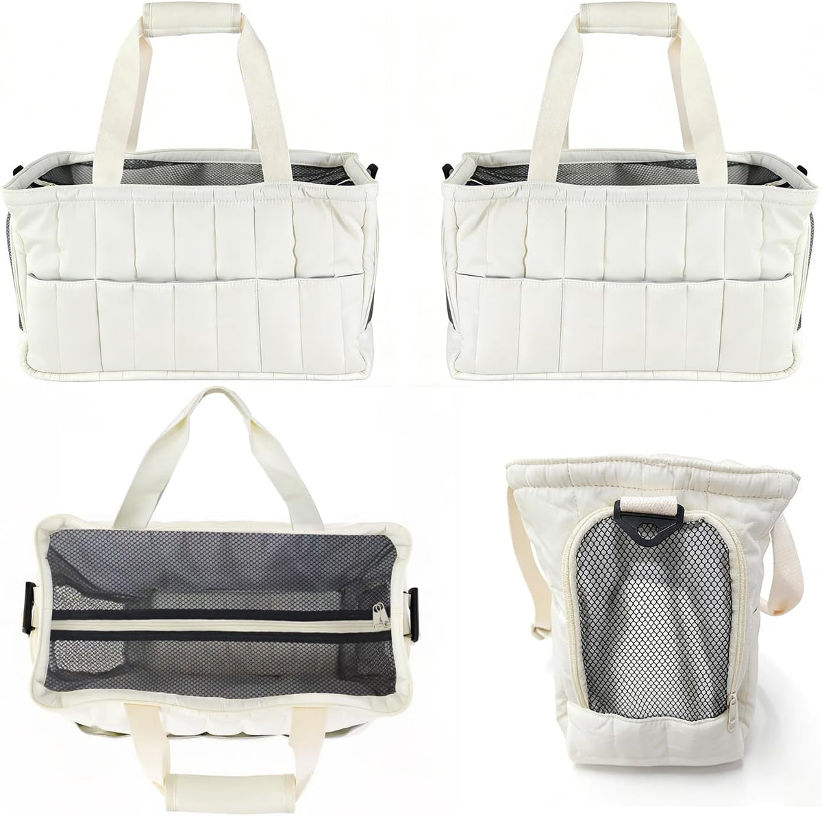 Ykphs pet carrier with side mesh panels