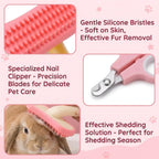 Yuanan guinea pig and rabbit grooming accessories package details