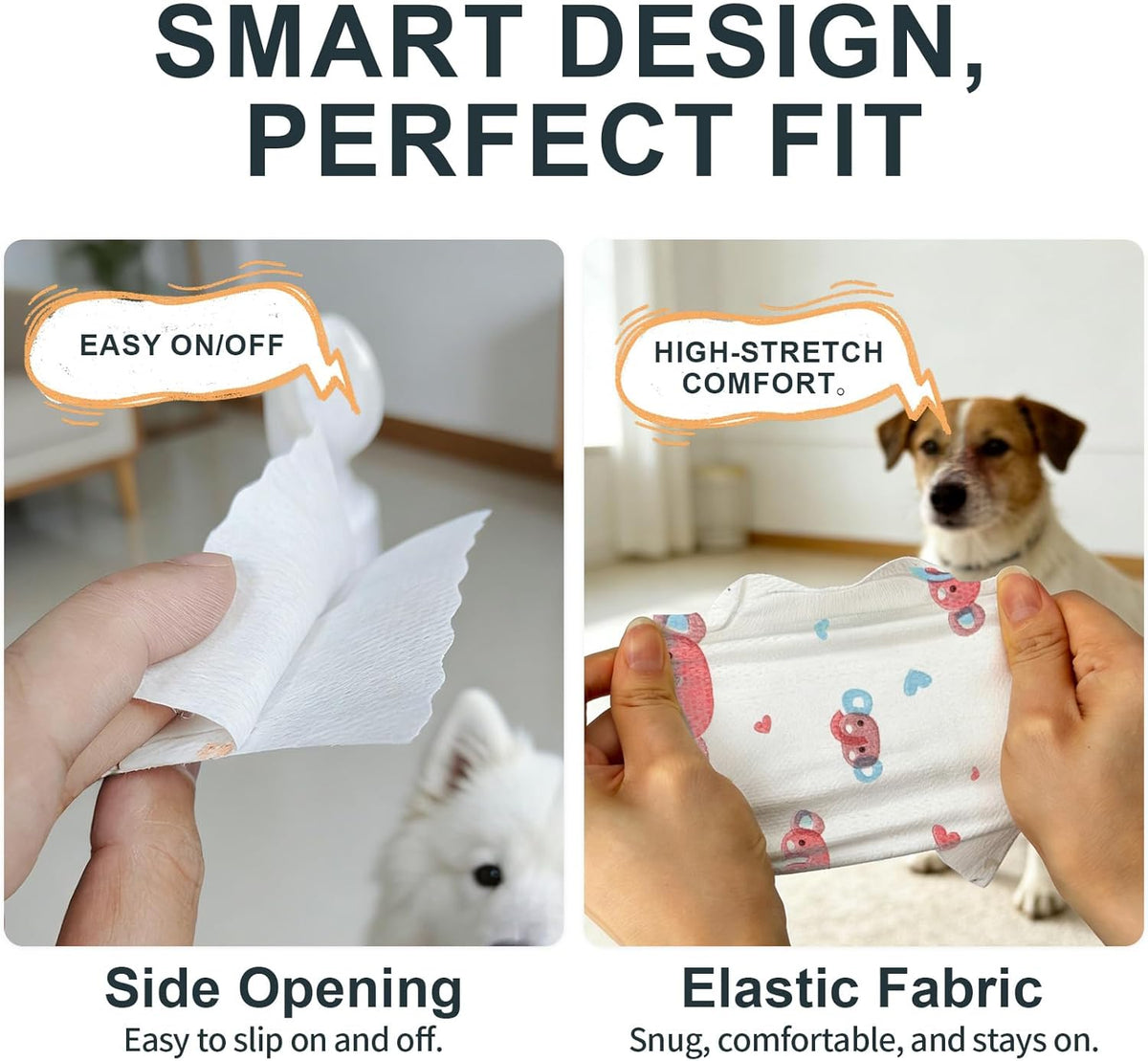 Included self-adhesive bandage rolls for dog boots