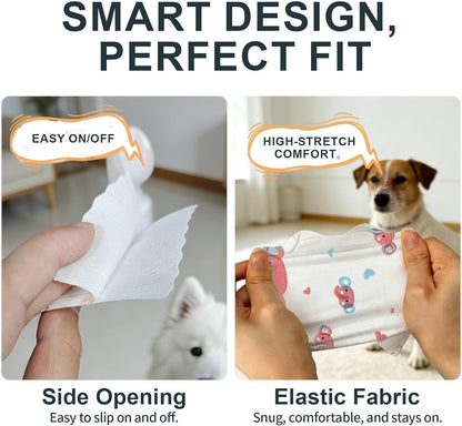 Included self-adhesive bandage rolls for dog boots