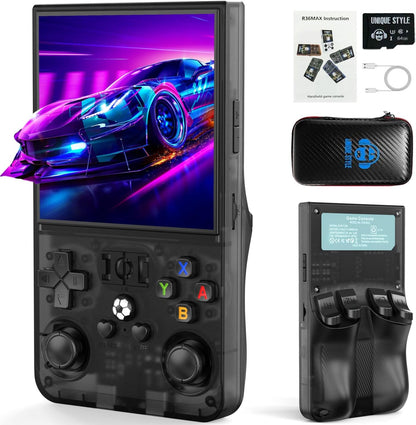 AQHH R36MAX retro handheld game console front view