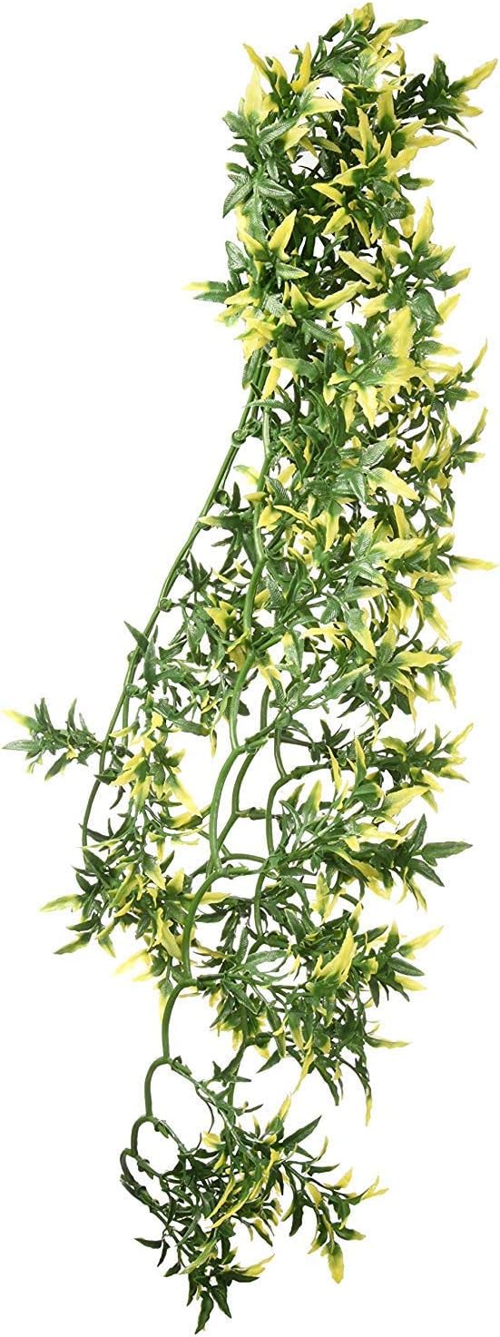 Exo Terra small plastic plant leaves detail