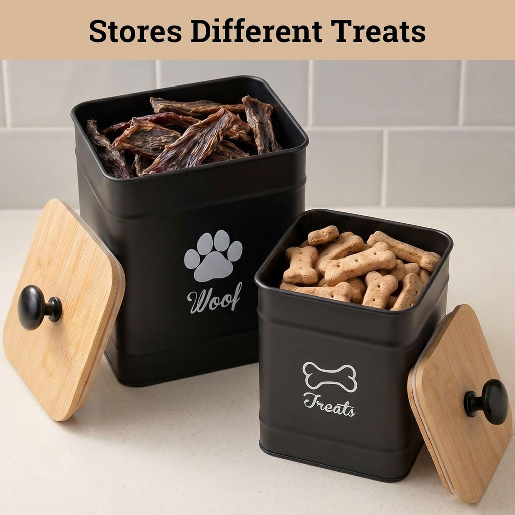 HB Design Co. treat container set in modern kitchen