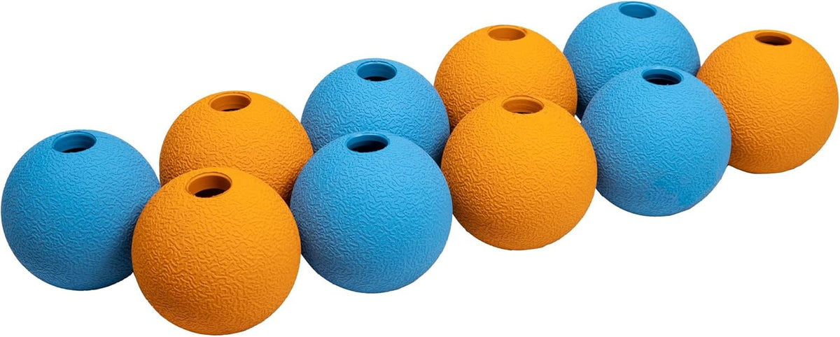Amazon Basics Interactive Bouncy Durable Rubber Dog Toy Balls, Glow, 2.5 inch, Beige, Pack of 3 - Image 12