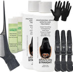 Brazilian Straight Keratin Treatment Kit front view for hair straightening