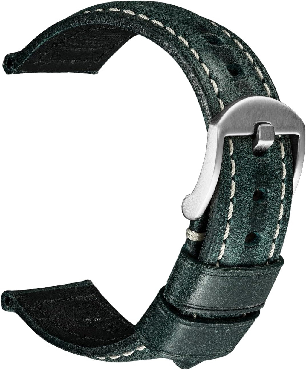 REZERO Watch Band, Vintage Oil Wax Leather Watch Straps 18mm 19mm 20mm 21mm 22mm 23mm 24mm 26mm Watch Belt for Men Women - Image 9