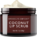 Brooklyn Botany coconut lip scrub front view packaging