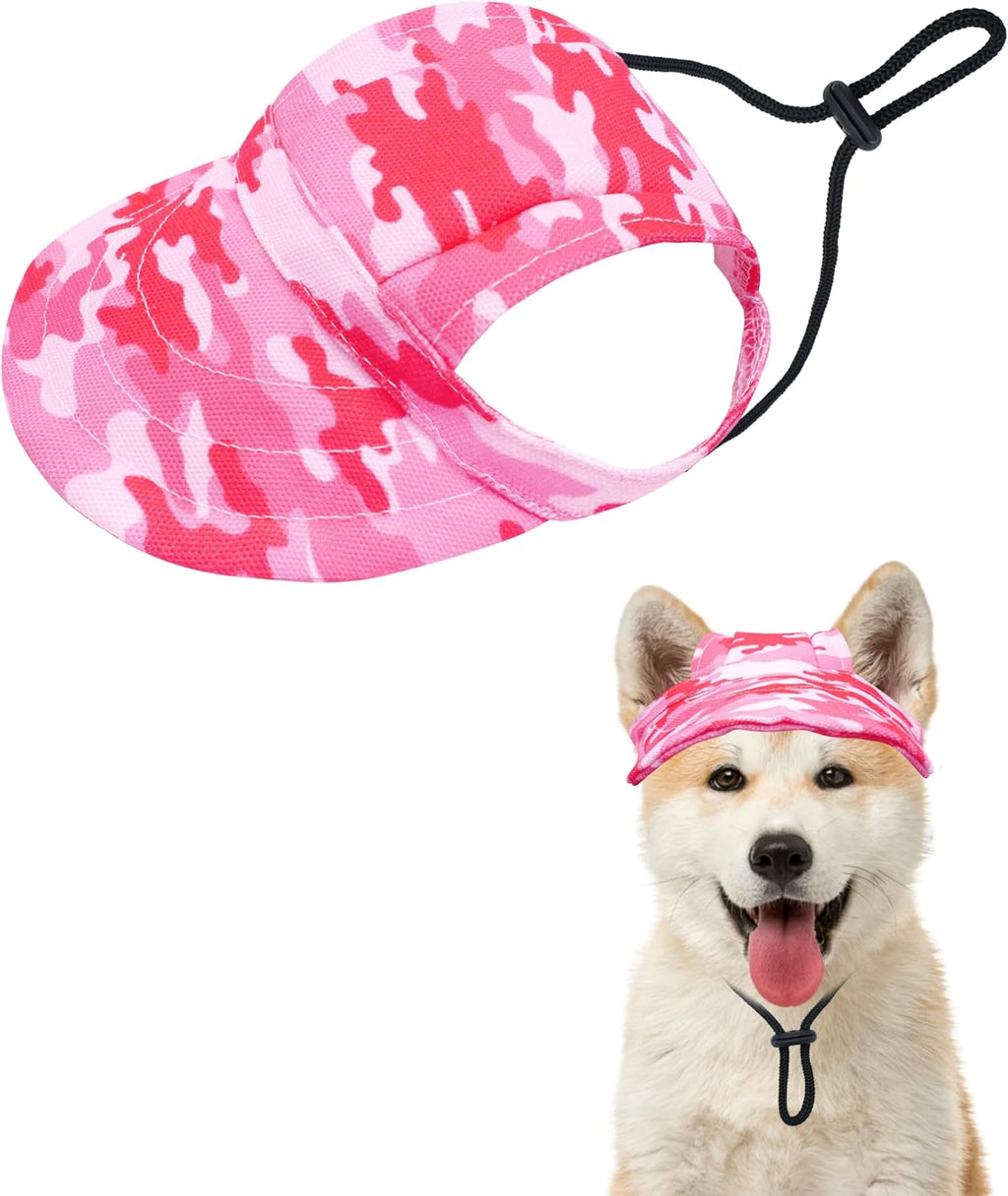 PET SHOW 4th of July Dog Baseball Cap American Flag Dog Visors for Small Doggy Cats Waterproof Pet Sun Hats with Ear Holes Adjustable Drawstring Patriotic Boy Girl Puppy Hat- Independence Day/S - Image 11
