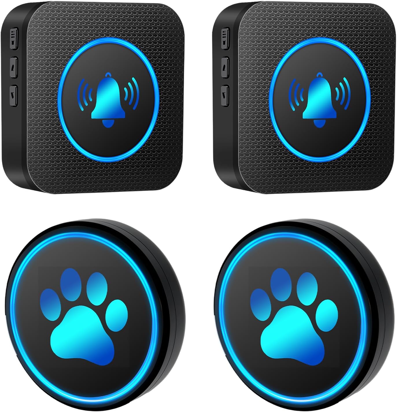Dog Door Bell for Potty Training, Smart Wireless Doggie Doorbell to Go Outside, 1000 Feet Long Range with IP65 Waterproof Super-Light Touch Button, 60 Melodies & Adjustable Volume (2 Button) - Image 10