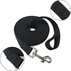 MANDAO long puppy lead heavy duty stainless steel swivel clasp close up