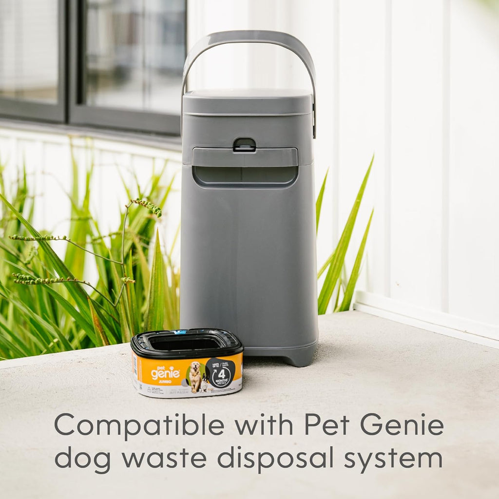 Pet Genie dog waste disposal system refill cartridge top view angle