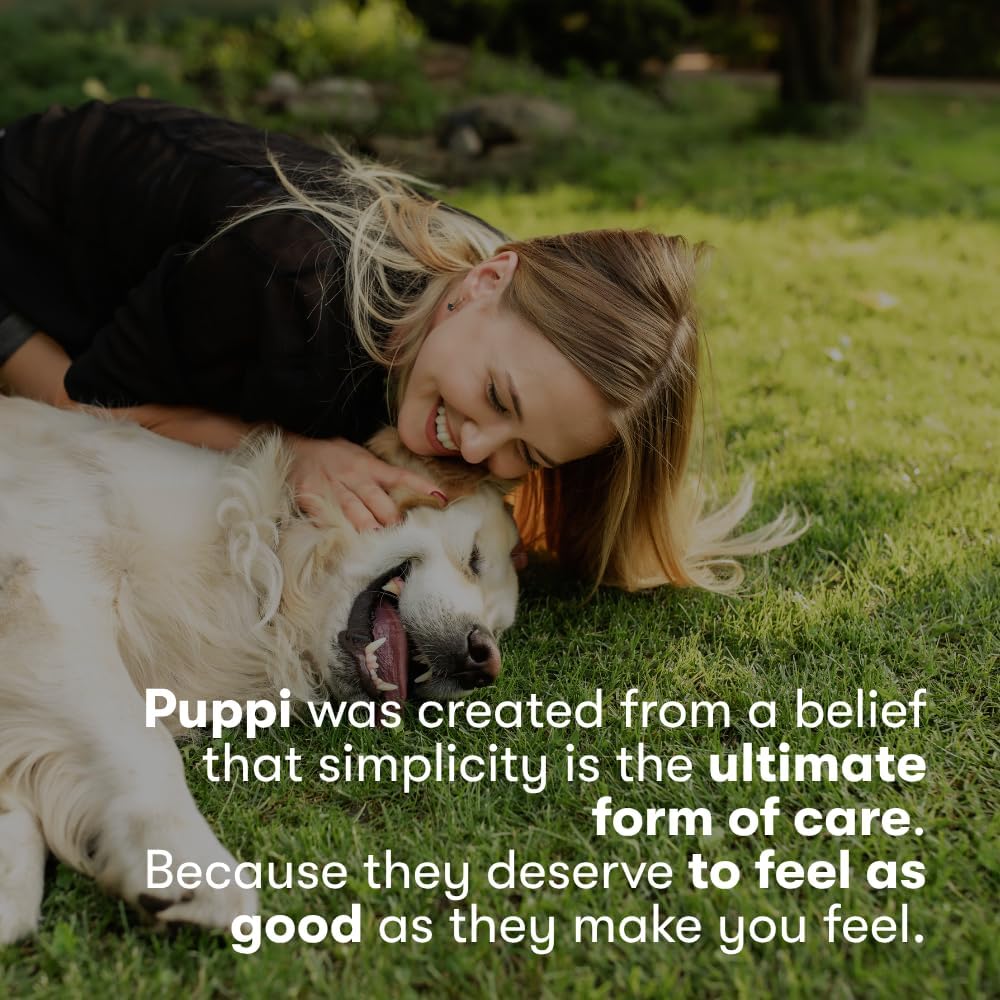 Compact travel friendly puppy care shampoo for professional pet grooming