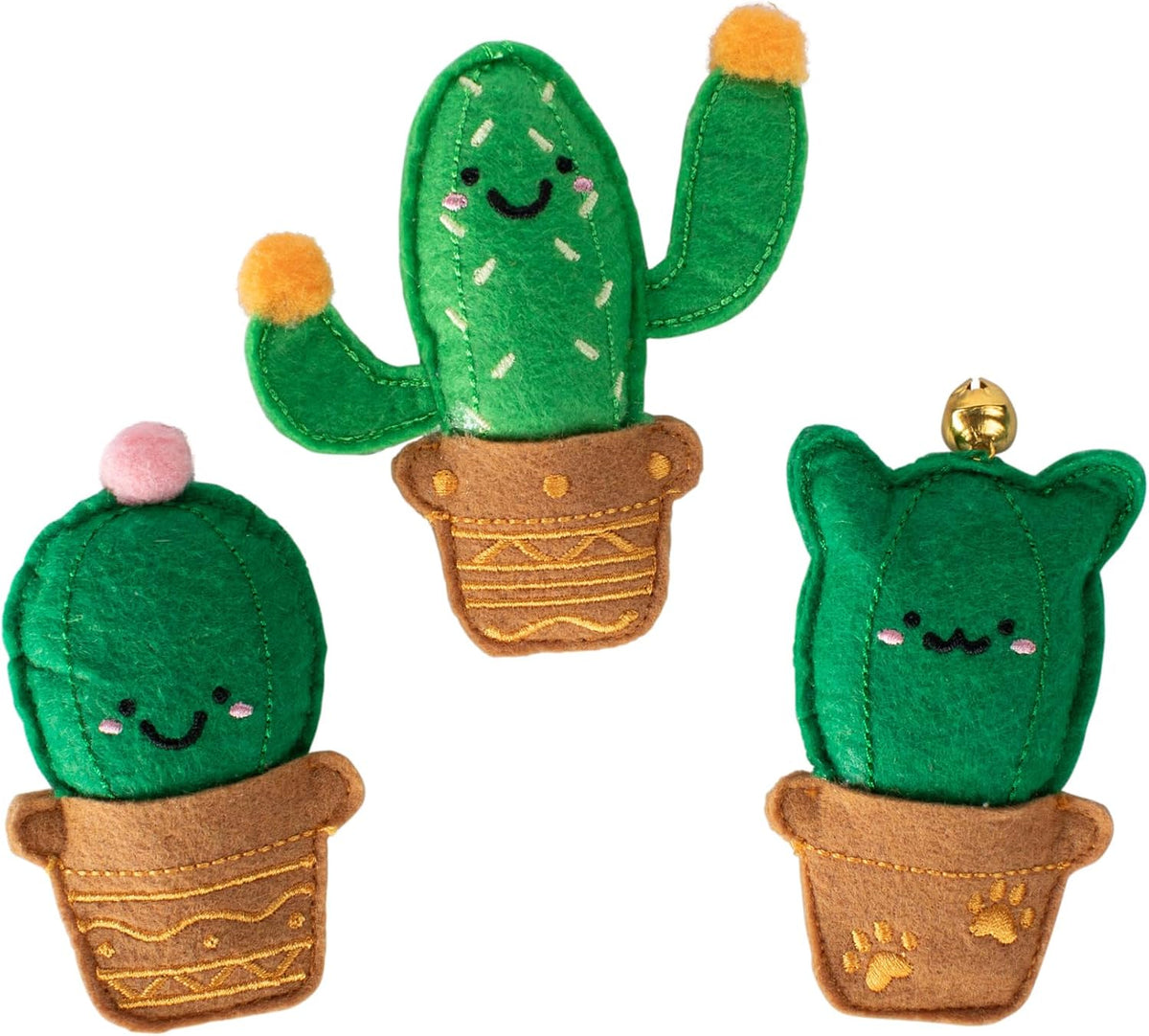 Fringe Studio, Off THE Scales Durable Cotton Canvas Cat Toy, 3PCS Set, PetShop Collection (904028) - Image 13