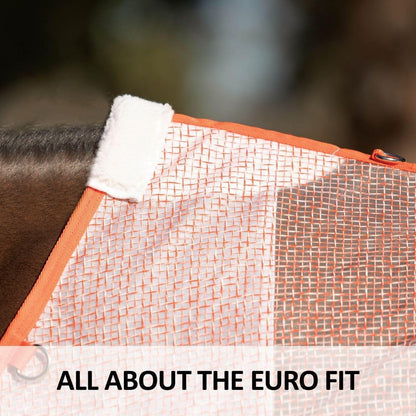 Schneiders protective horse sheet showing contoured seamless back fit