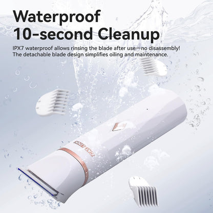 CATLINK electric pet clipper detailing the ergonomic design and easy access power switch.