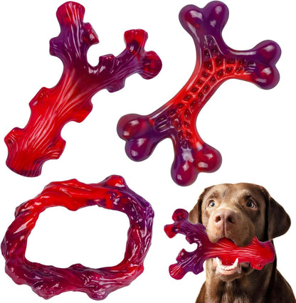 Frienhund Tough Dog Toys for Aggressive Chewers 3 Pack, Indestructible Dog Toys for Large Dogs, Dog Chew Toys, Aggressive Chew Toys to Keep Them Busy, Dog Toy for 30-75lbs Medium/Large Breeds - Image 9