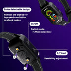 Odifrbi bark collar showing sensitivity levels