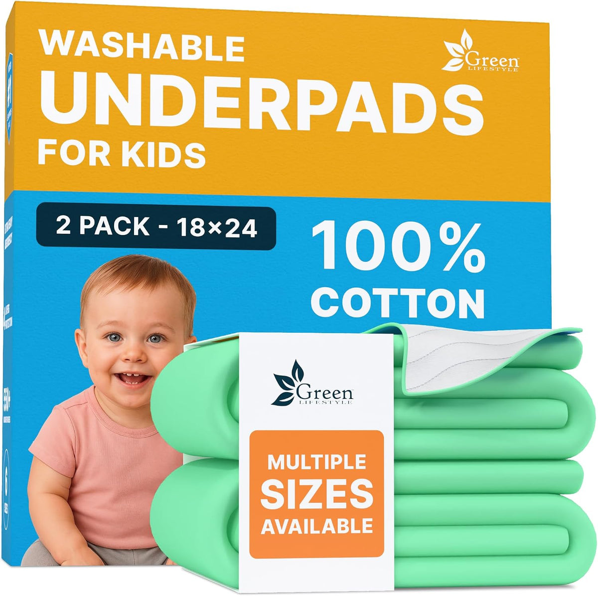GREEN LIFESTYLE Pee Pads - Super Absorbent & Leak-Proof Pee Pads for Dogs - Puppy Pads - Waterproof Dog Pads, Dog Training Pads for Cats, Rabbits (Pack of 80 - 22x22) - Image 13