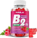 YUULAI Vitamin B2 400mg Riboflavin with Magnesium 60 Gummies front view bottle for premium wellness sourcing.