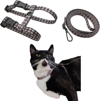Muejjur Cat Harness and Leash Set front view