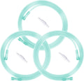 NITTIID 7 Foot Green Oxygen Tubing front view showing three pack bundle