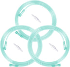 NITTIID 7 Foot Green Oxygen Tubing front view showing three pack bundle